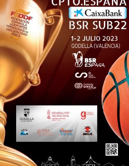Cartel campeonato de españa sub22 BSR Godella 2023